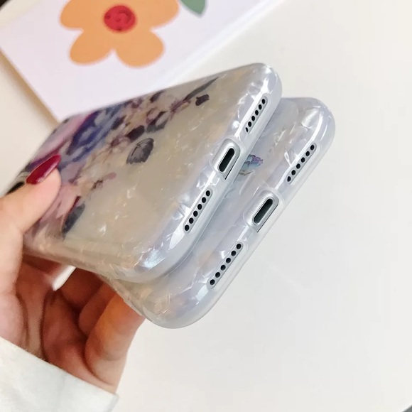 NEW iPhone 12/11/Pro/Max/XR/8/SE Shell Rose case - Picture 5 of 5